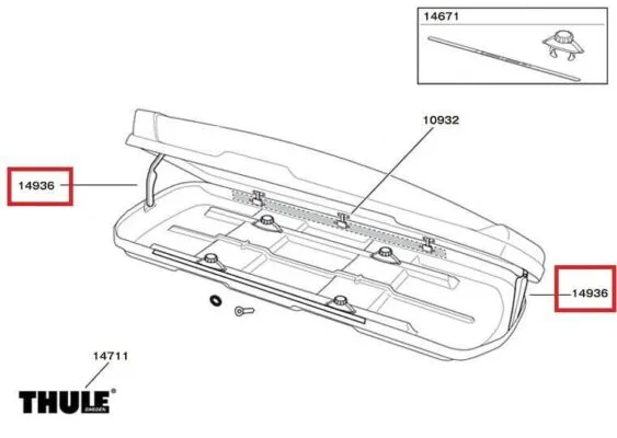 Thule Lid Lifter ML 100 Strong
