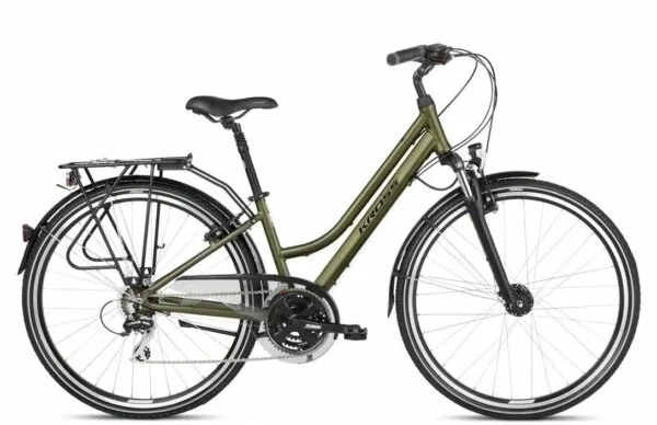 Kross Trans 3.0 28 DS khaki negru mat