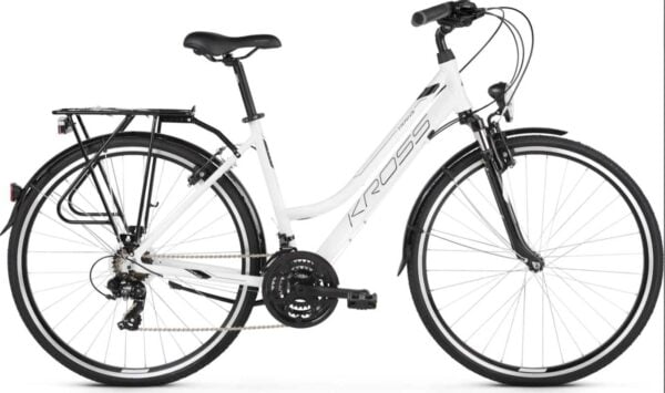 Kross Trans 1.0 28 DL alb gri glossy