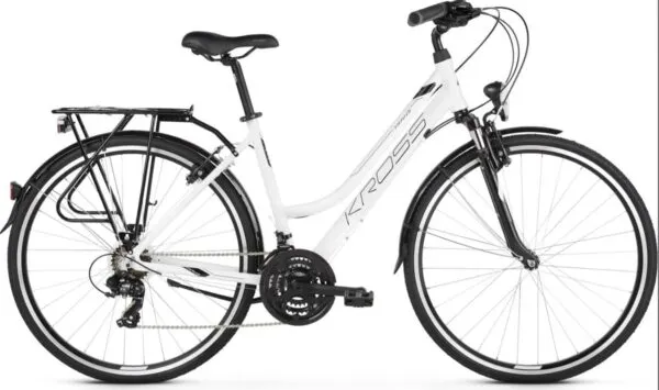 Kross Trans 1.0 28 DL alb gri glossy