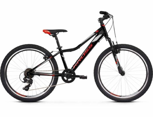 Kross Hexagon JR 1.0 24 black-red-silv.-glossy SR 2021