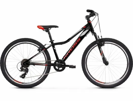 Kross Hexagon JR 1.0 24 black-red-silv.-glossy SR 2021