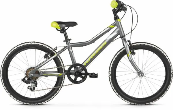 Kross Hexagon Mini 1.0 20 grafit lime argintiu SR
