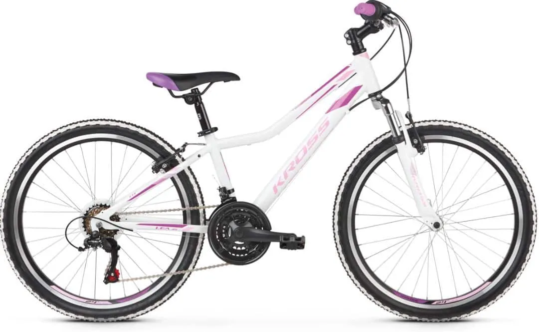 Kross Lea JR 1.0 24 alb pink violet glossy SR 2022