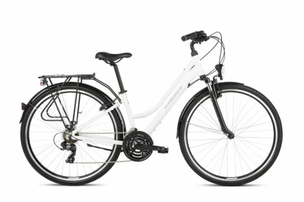 Kross Trans 1.0 28 DM white-grey glossy SR