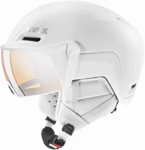 Casca schi UVEX 700 visor white mat 55-59 cm