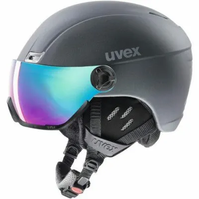 Casca schi UVEX 400 visor style titanium mat 58-61 cm