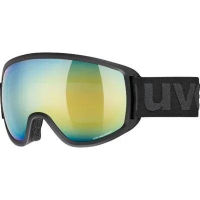 Ochelari schi UVEX topic FM sph black mat-mirror orange-blue S2