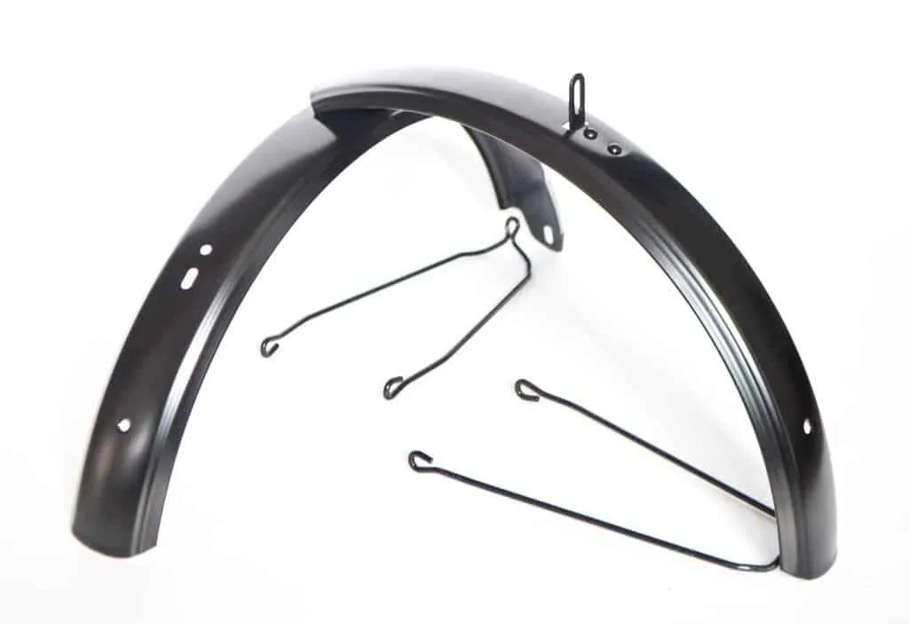 Aparator noroi 16 negru metal