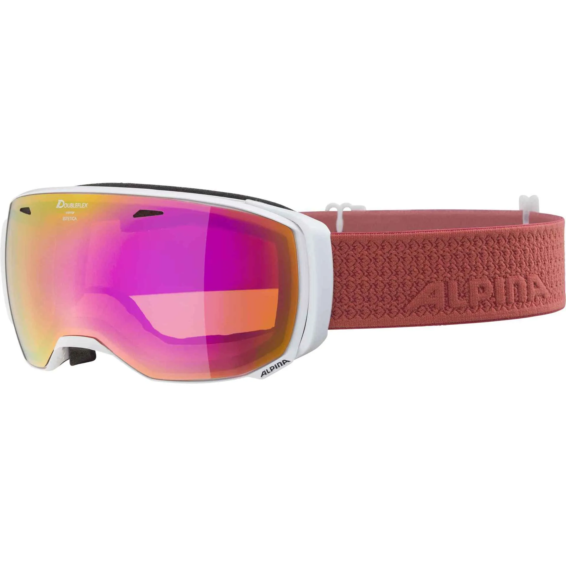 Ochelari schi Alpina ESTETICA white-coral HM pink sph.