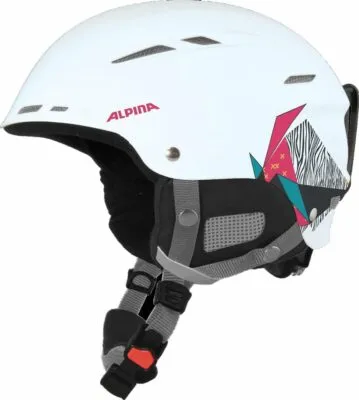 Casca schi Alpina BIOM white-pink mat 54-58
