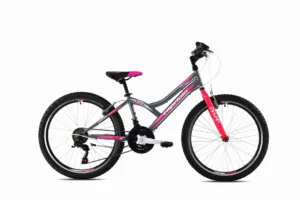 Bicicleta copii 24 Capriolo Diavolo gri pink 13