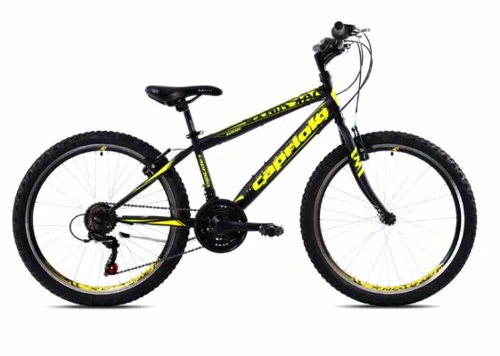 Bicicleta Capriolo 24 Rapid black yellow