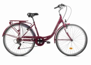Bicicleta dama 28 Capriolo Diana City violet alb 18