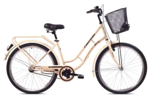 Bicicleta dama 26 Capriolo Picnic bej maro 17