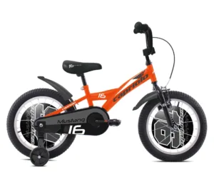 Bicicleta copii 16 Capriolo Mustang neon portocaliu mat