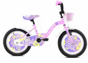 Bicicleta copii 20 Capriolo Viola pink alb
