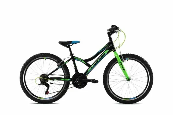Bicicleta Capriolo 24 Diavolo 400 black green