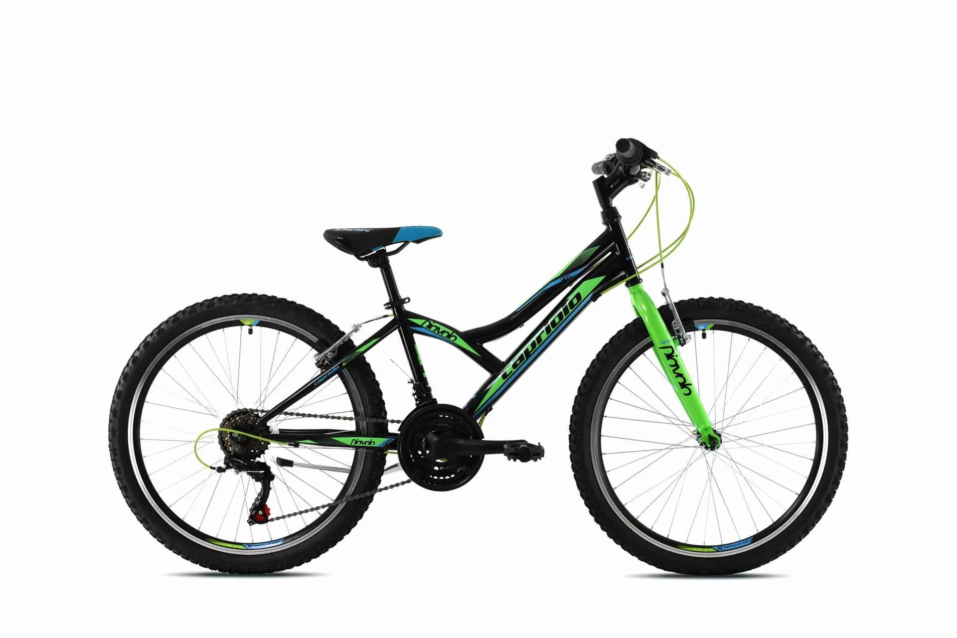 Bicicleta copii 24 Capriolo Diavolo negru verde 13