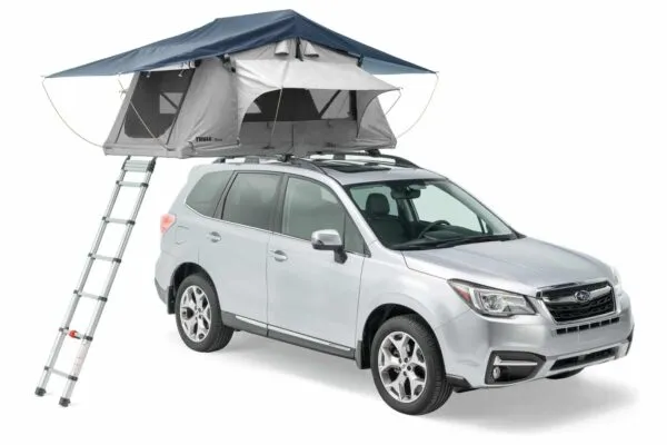 Cort Thule Tepui Ayer 2 persoane cu prindere pe acoperis gri (Haze Gray)