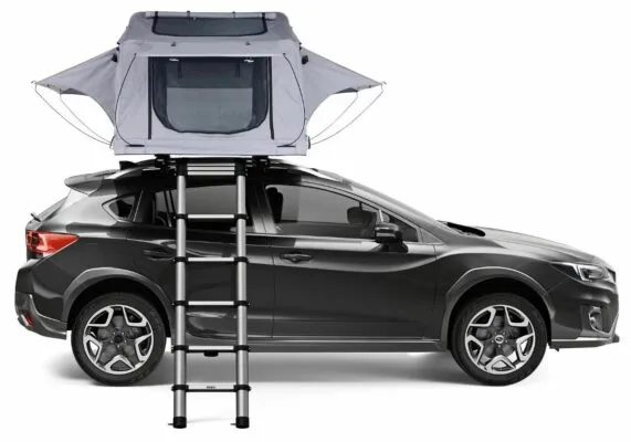 Cort Thule Tepui Ayer 2 persoane cu prindere pe acoperis gri (Haze Gray) - imagine 2