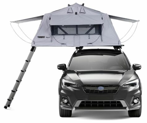 Cort Thule Tepui Ayer 2 persoane cu prindere pe acoperis gri (Haze Gray) - imagine 3