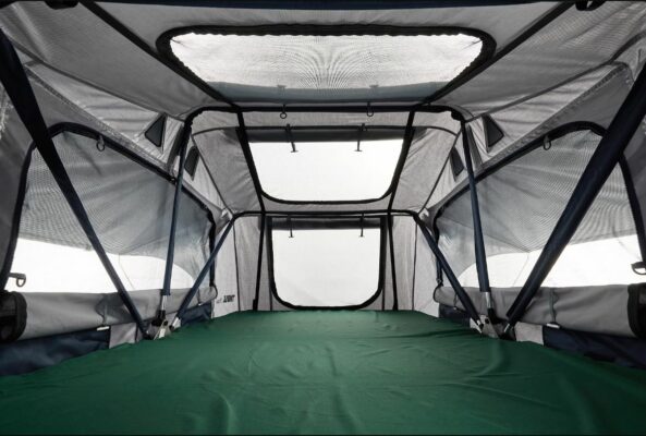 Cort Thule Tepui Ayer 2 persoane cu prindere pe acoperis gri (Haze Gray) - imagine 4
