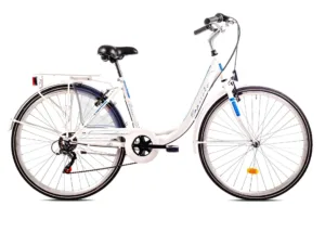 Bicicleta dama 28 Capriolo Diana City alb albastru 18
