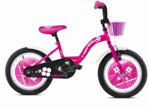 Bicicleta copii 20 Capriolo Viola pink alb lucios
