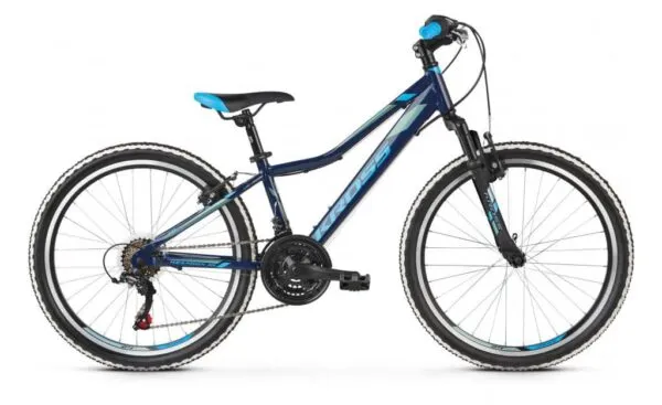 Kross Hexagon JR 1.0 24 nblue-blue-steel-glossy 7 sp 2021