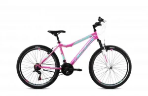 Bicicleta MTB 26 Capriolo Diavolo DX FS pink turcoaz 15