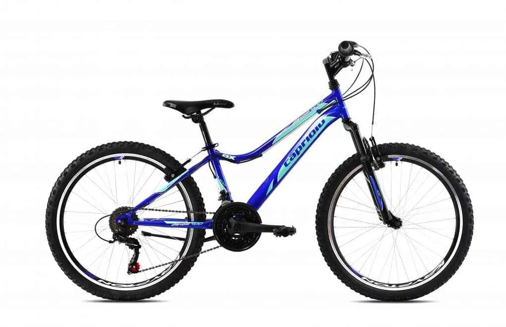 Bicicleta copii 24 Capriolo Diavolo DX FS albastru turcoaz 13