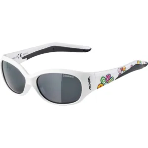 Ochelari FLEXXY KIDS white flower black Cat. 3