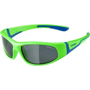 Ochelari FLEXXY JUNIOR neon green-blue black Cat. 3