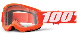 Ochelari 100Percent Strata Youth Gen2 Google antifog clear lens orange