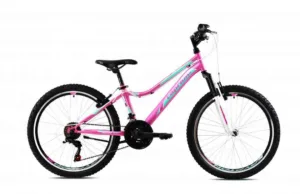 Bicicleta copii 24 Capriolo Diavolo DX FS pink turcoaz 13