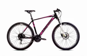 Bicicleta MTB 27.5 Capriolo Level 7.2 negru pink 19