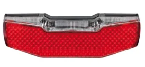 Lampa spate Dynamo Blueline 80 mm pe portbagaj