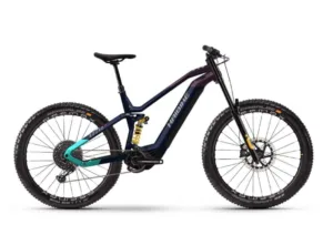 Bicicleta electrica e-bike Haibike NDURO 8 Freeride i720Wh 12-G GX Eagle albastru pink titan M