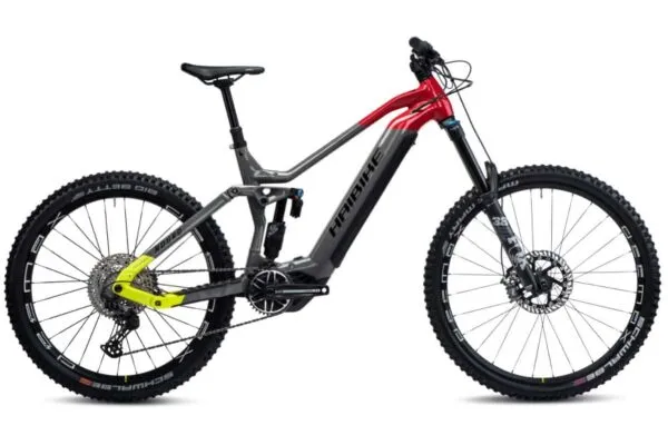 e-bike Haibike NDURO 7 i720Wh 12-G SLX 2023 L glossy grey red lime black