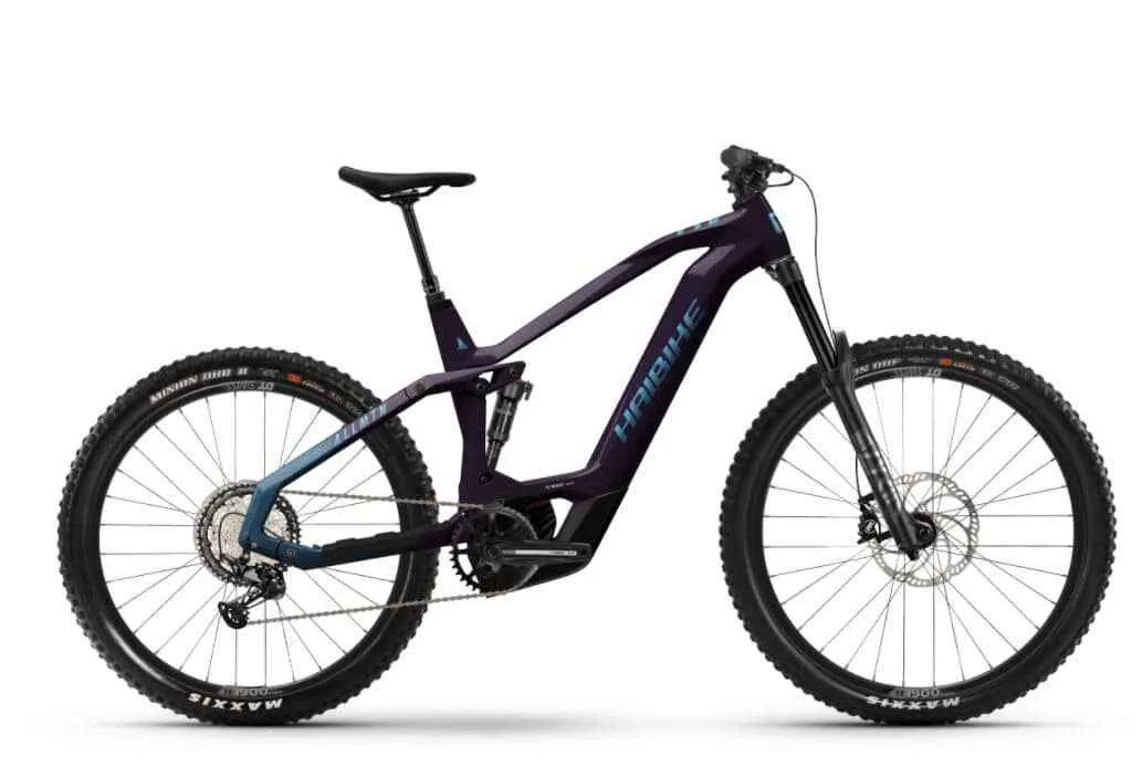 e-bike Haibike AllMtn CF 11 i750Wh 12-G XT L purple blue glossy