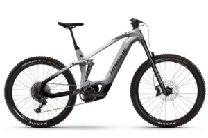 Bicicleta electrica e-bike Haibike AllMtn CF 9 i750 12-G NX Eagle gri negru lucios XL