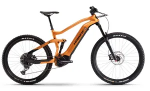 Bicicleta electrica e-bike Haibike AllMtn CF 6 i600Wh 12-G GX Eagle portocaliu negru S