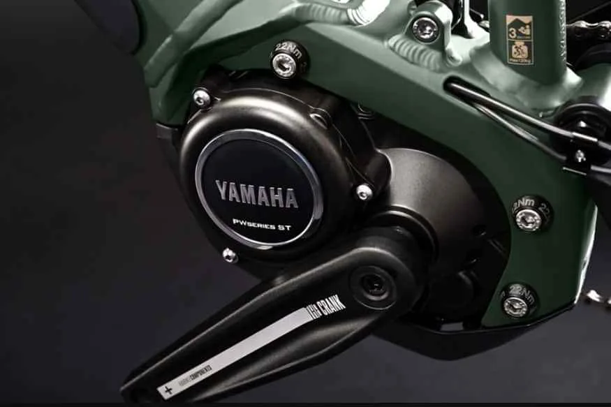 Bicicleta electrica e-bike Haibike AllTrail 4 29 i630Wh 11-G Deore verde auriu negru M - imagine 2