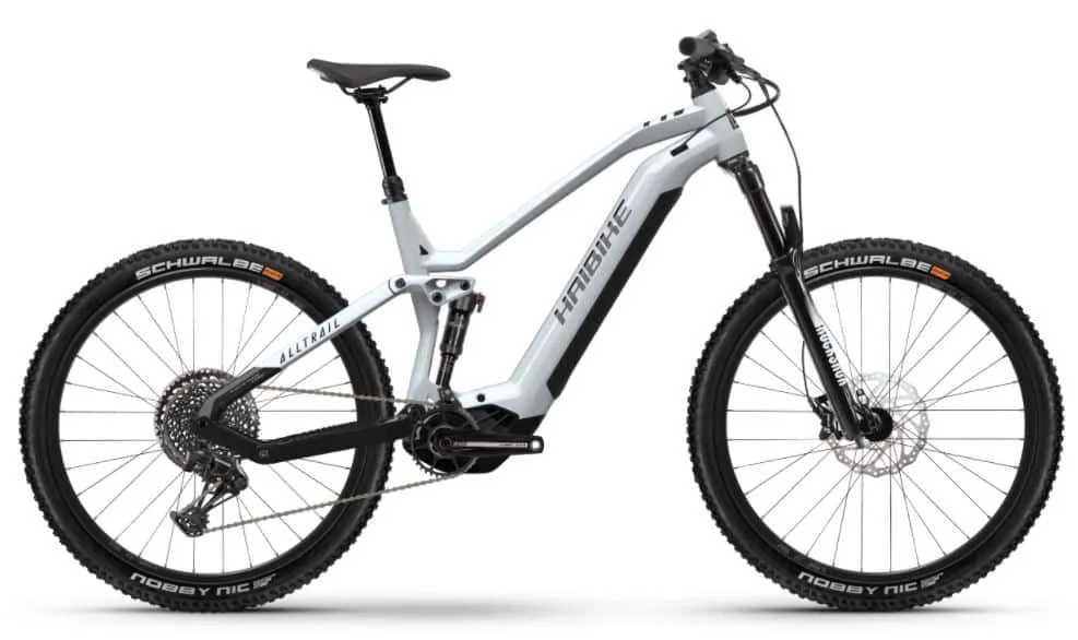 e-bike Haibike AllTrail 7 27.5 i720Wh 12-G SX Eagle glossy silver pearl black M