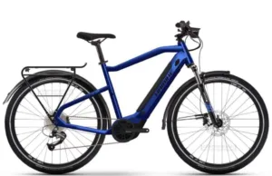e-bike Haibike Trekking 4 High i500Wh 9-G Altus glossy matte blue black M