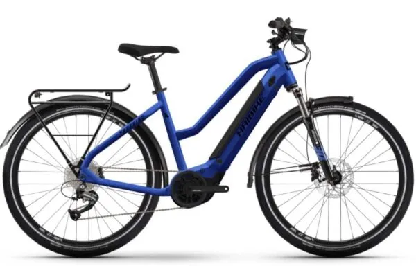 e-bike Haibike Trekking 4 Mid i500Wh 9G Altus glossy matte blue black M