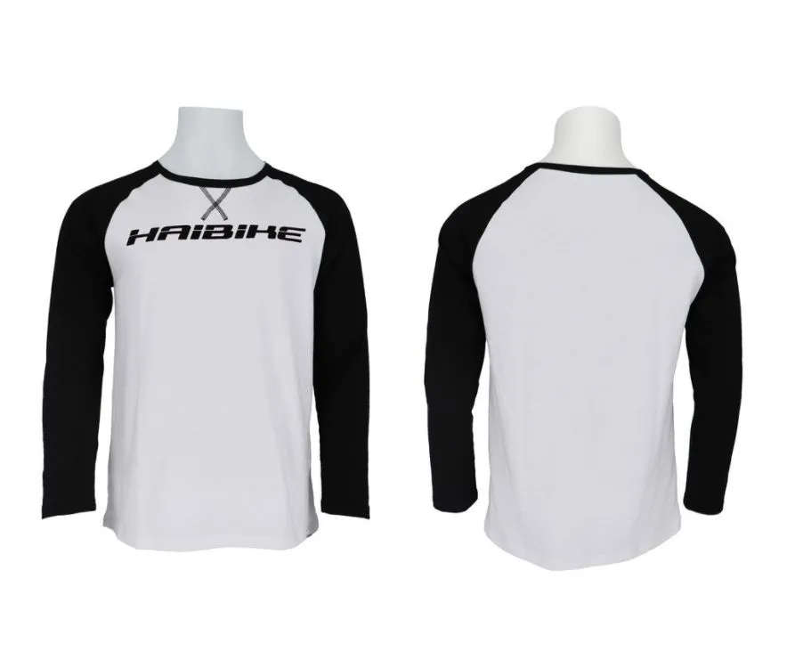 Tricou cu maneca lunga Haibike Taylor black-white XL