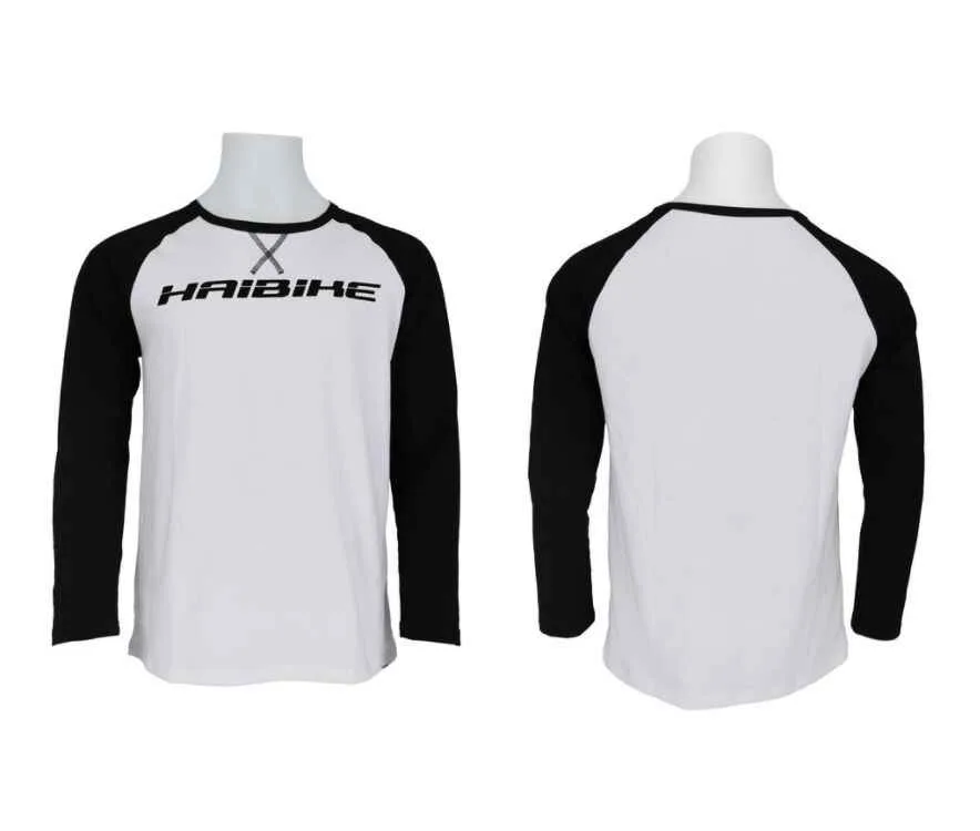 Tricou cu maneca lunga Haibike Taylor black-white XL