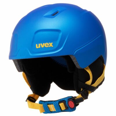 Casca schi Uvex Heyya Pro blue-yellow mat 51-55 cm